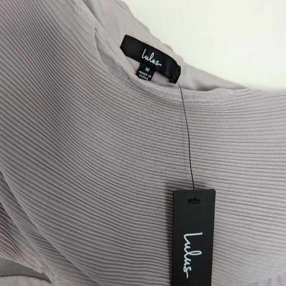 Lulu's One Shoulder Pleated Maxi Dress - Picture 4 of 4